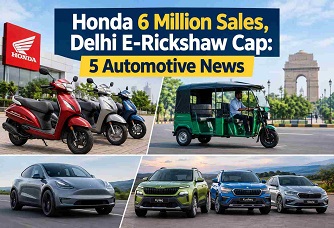 Honda 6 Million Sales, Delhi E-Rickshaw Cap: 5 Automotive News Industry Outlook